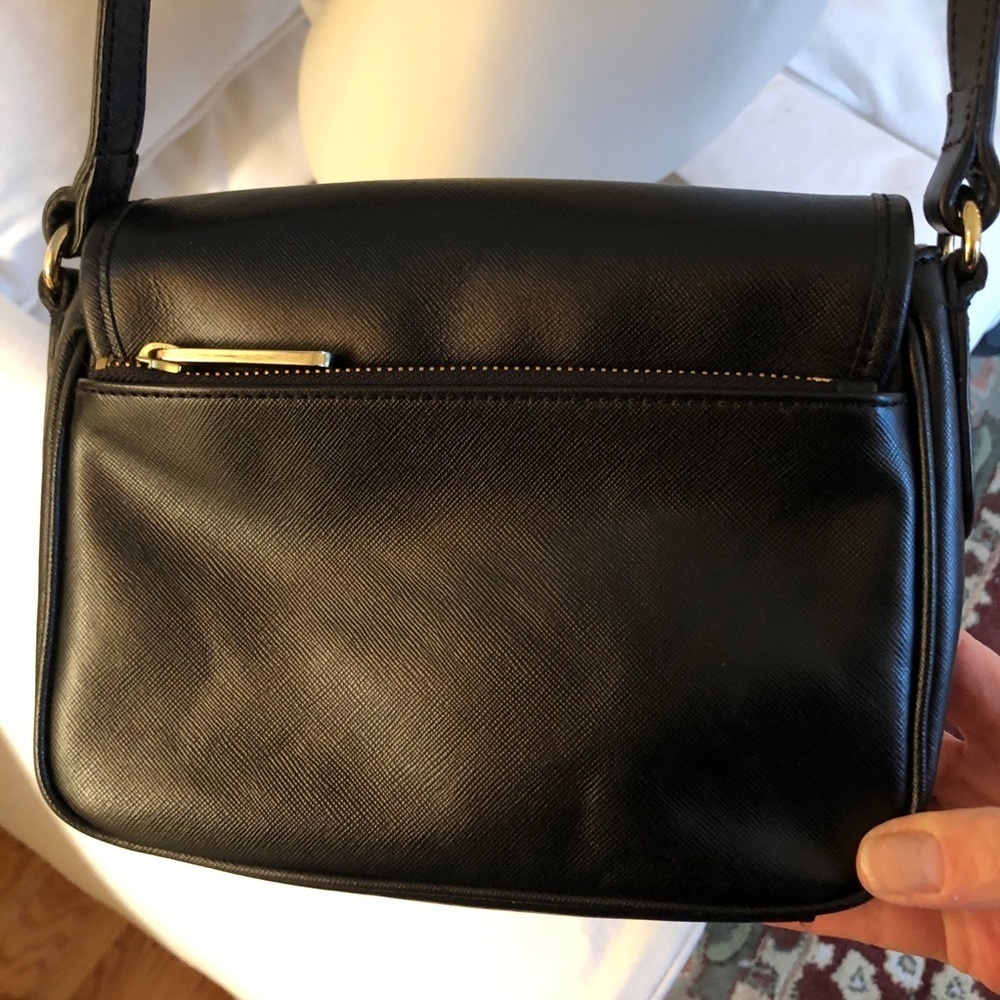 Black Leather Bag EUC! - Picture 5 of 8